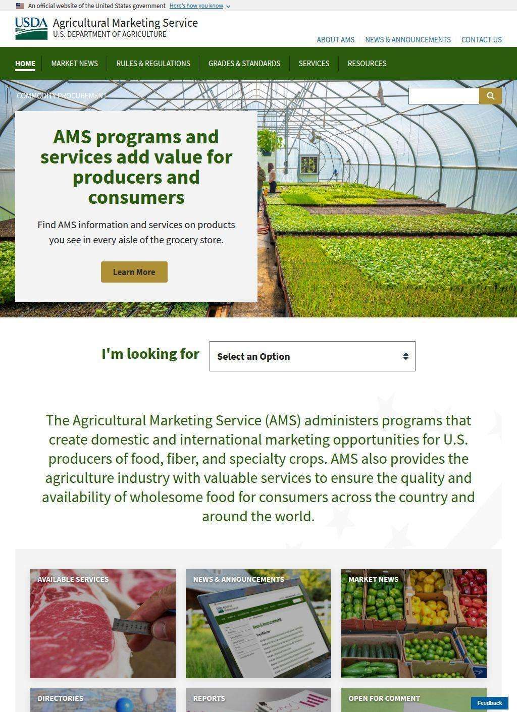 USDA Agricultural Marketing Service