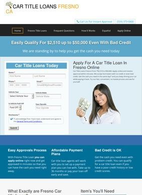 Fresno Title Loan