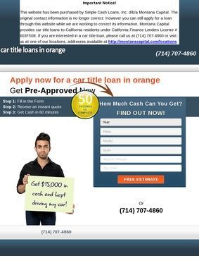 Flash Car Title Loans
