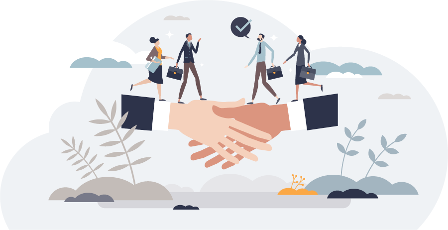 Illustration of trustworthy business listing data points