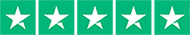 Trustpilot 5-star rating badge